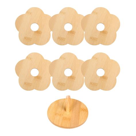 Baoblaze Coffee Table Coasters With Holder Antislip Placemats For