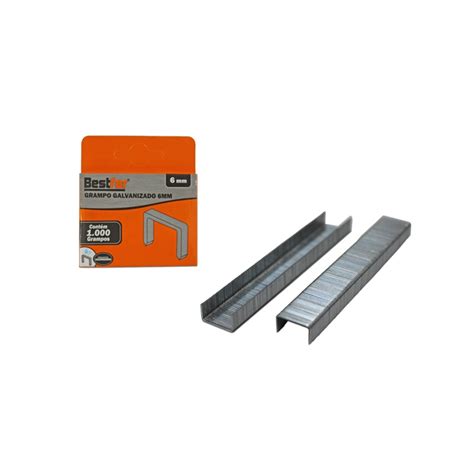 Grampo Grampeador Tapeceiro Galvanizado C Grampos Shopee