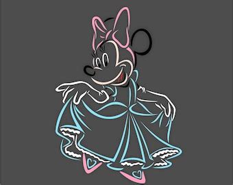 Minnie Mouse Split Monogram Graphics Svg Dxf Eps Png Cdr Ai Pdf Vector