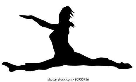 Silhouette Girl Sitting Naked Woman Reflection Stock Vector Royalty Free Shutterstock