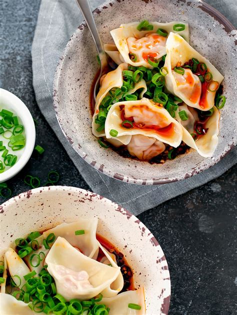 Sichuan Spicy Wontons Kirbies Cravings