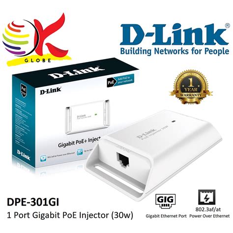 D Link Dpe 301gi Gigabit Poe Injector Dpe 301gs Gigabit Poe Plus