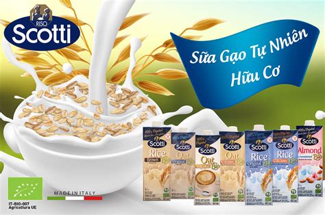 Sữa Yến Mạch Hữu Cơ Giàu Canxi Riso Scotti Bio Calcium Oat Drink 1L