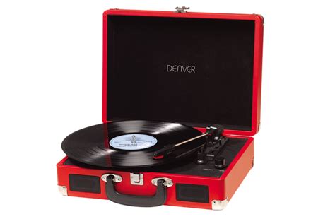 Купить Проигрыватель виниловых дисков Denver VPL-120 RED 3-скоростной ...