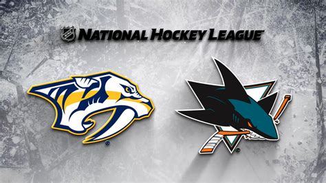 San Jose Sharks Vs Nashville Predators