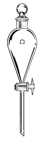 Kimble Chase Funnel Sep W O Stpr Ml Kontes Squibb Separatory Funnels