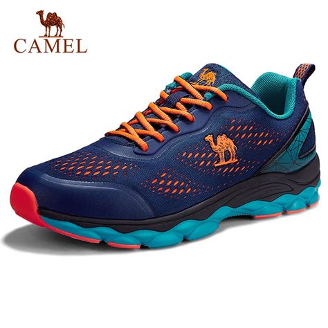 camel men mesh lightweight casual sneakers running sports shoes