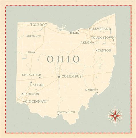 4,700+ Ohio Map Stock Illustrations, Royalty-Free Vector Graphics