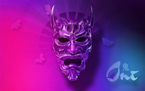 Oni Mask Wallpapers - Top Free Oni Mask Backgrounds - WallpaperAccess