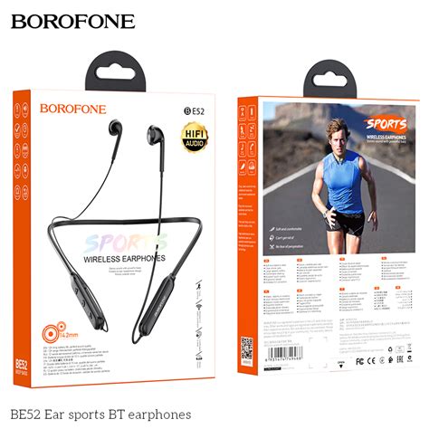 BOROFONE BE52 Wireless Neckband Bluetooth Earphone Black
