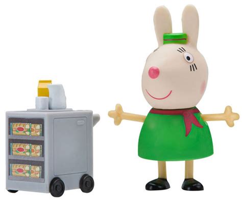 Peppa Pig Miss Rabbit the Flight Attendant Mini Figure Jazwares - ToyWiz