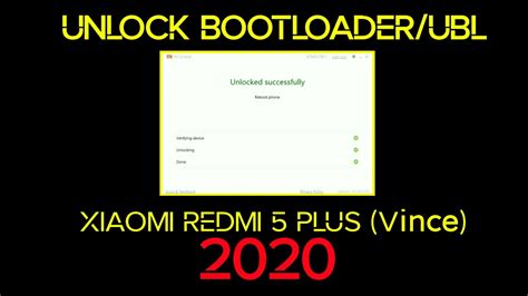 Cara Unlock Bootloader Ubl Xiaomi Redmi Plus Distributor Youtube