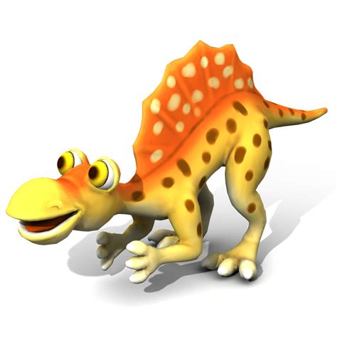 Мультфильм спинозавр 3D Модель $20 - .3ds .dae .fbx .obj .max .prj - Free3D