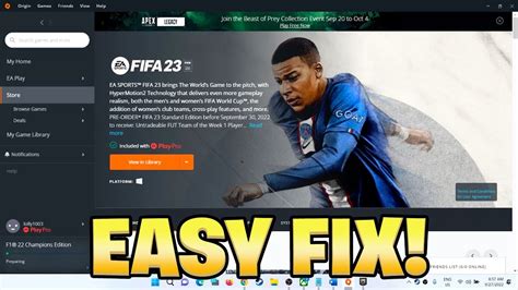 Fix FIFA 23 Not Launching Crashing Freezing Black Screen Issue On