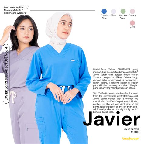 Jual Scrubs Javier Doctor S Scrub Set Baju Celana Jaga Oka Ok Perawat