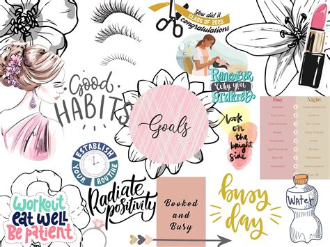 Workout Book Medical Esthetician Vision Board Goals Estheticians