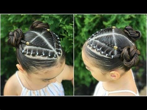 Peinado Para Ni A F Cil Y R Pido De Hacer Con Ligas Trenzas Y