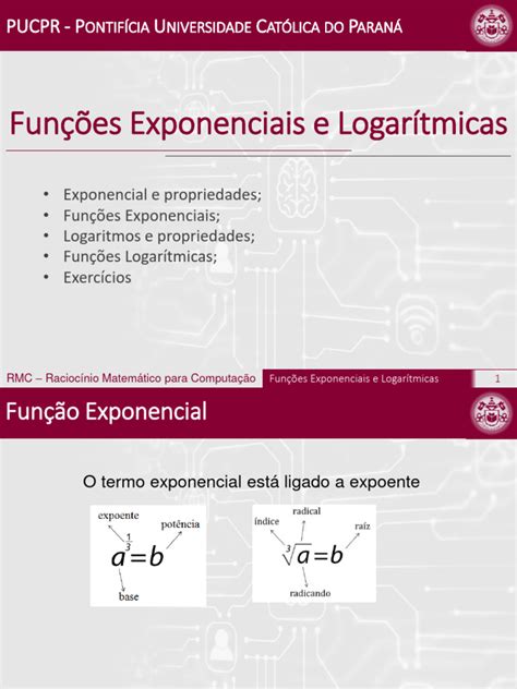 Rmc05 Funções Exponenciais E Logaritmicas Download Grátis Pdf