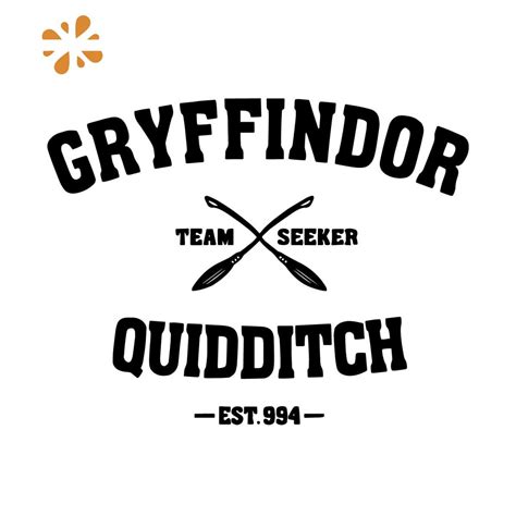 Gryffindor Quidditch Broom Team Seeker Svg Harry Potter Svg Inspire