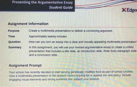 Assignment Information Purpose Create A Multimedia Presentation To