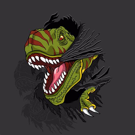 T Rex Head Stock Vector Illustration Of Cartoon Head 9816061