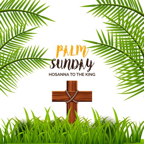 Palm Sunday Vector Hd Images Palm Sunday Creative Natural Transparent