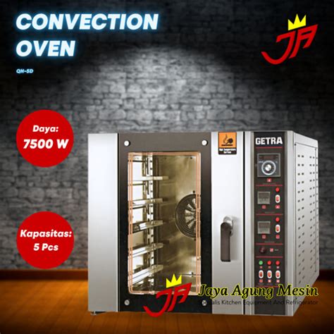 Jual Electric Convection Oven GETRA QH 5D 5 Tray Oven Convection