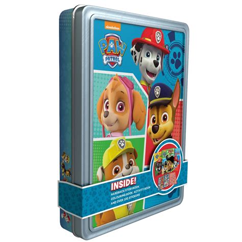 Bbw Paw Patrol Activity Tin Isbn Shopee Malaysia