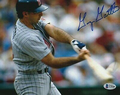 Gary Gaetti Signed Minnesota Twins X Photo With Beckett Coa Ebay