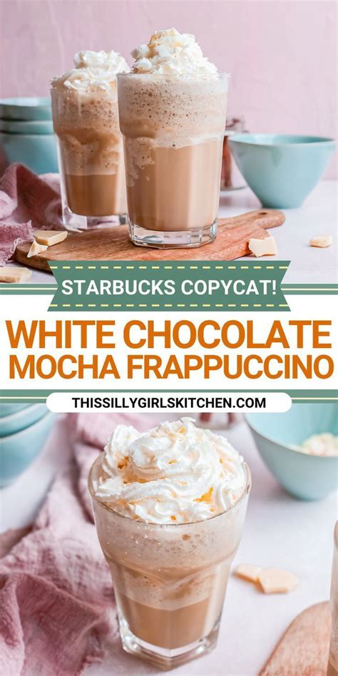 White Chocolate Mocha Frappuccino A Starbucks Copycat Artofit