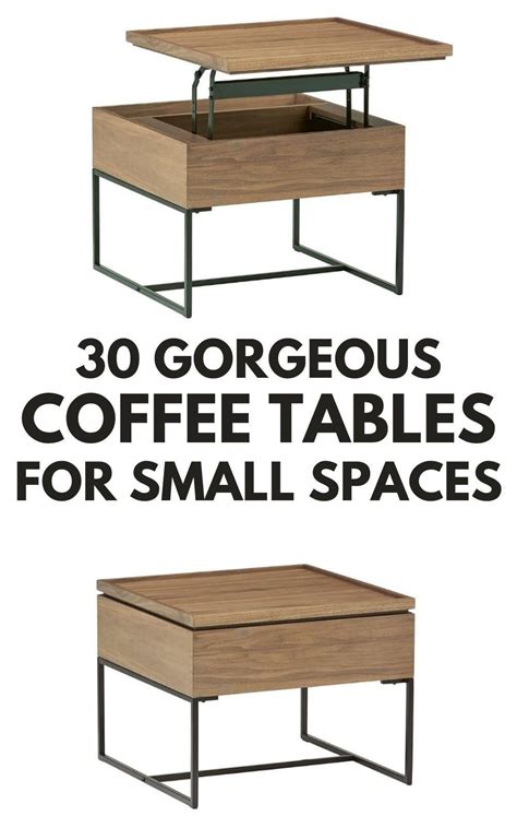 30 Gorgeous Coffee Tables For Small Spaces 2023 Coffee Table Small Space Table For Small