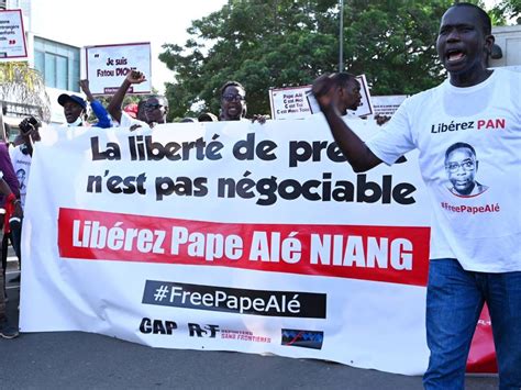 Senegalese Journalist Pape Ale Niang Extremely Strained After Hunger