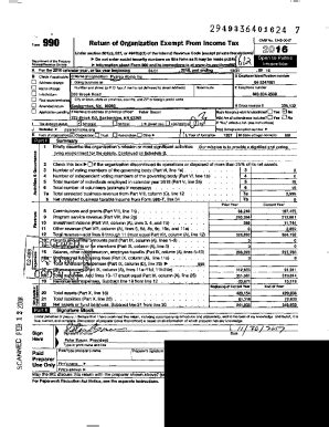 Fillable Online Instructions For Form Return Of Organization