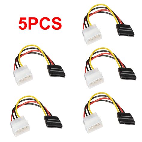 Molex Pin Male To Sata Female Power Cable For Psu Molex To Sata