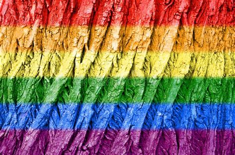 The Rainbow Flag Is The International Symbol Of The Lesbian Gay Bisexual And Transgender