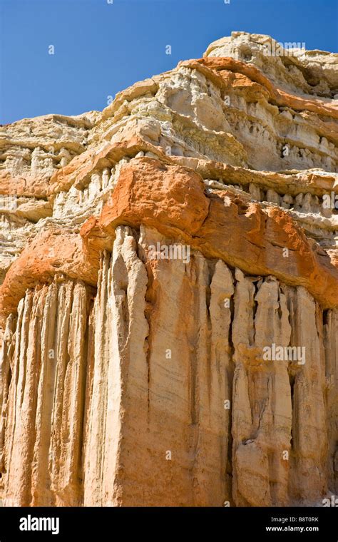 Sedimentary Rock Formation Red Rock Canyon State Park California Untied States Of America Stock