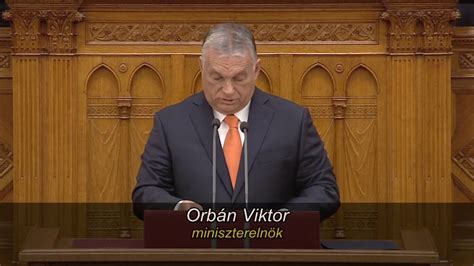 Orbán Viktor napirend előtti felszólalása YouTube