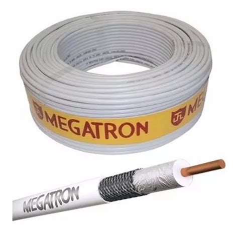 Cabo Coaxial Megatron Blindado Rg R Malha Metros