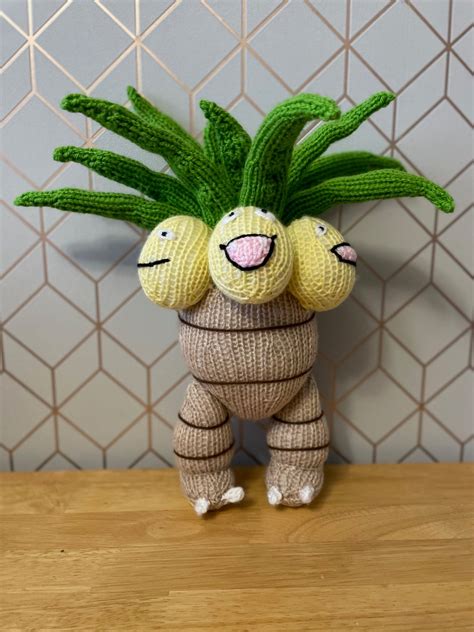 Exeggutor Pokemon Knitting Pattern Stuffed Toy Stuffy Etsy