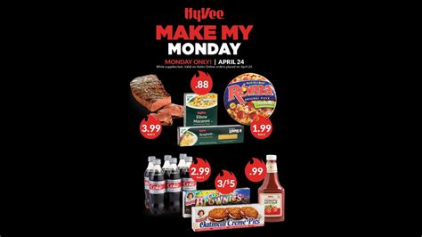 Hy Vee Mondays Daily Deal Sirloin Streak Pasta Pizza Coke Cola