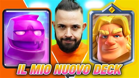 Il Mio Nuovo DECK Con Il BIONDO Golem Di Elisir 3 0 CLASH ROYALE