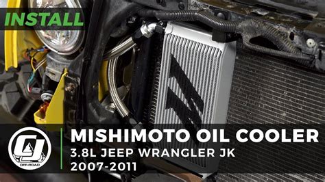 2007 2011 Jeep Wrangler JK Install Mishimoto Silver Oil Cooler Kit