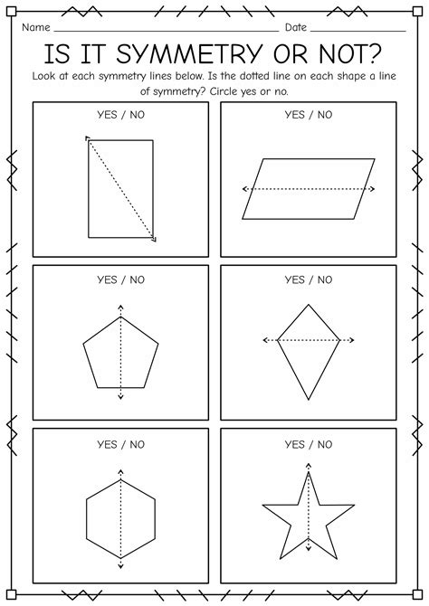 14 Lines Of Symmetry Worksheets Free Pdf At