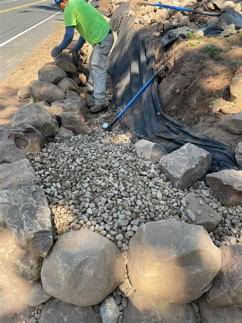 Boulder Wall Build and Repair Project in West Hartford, CT by Coastal