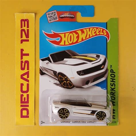 Jual Hot Wheels CAMARO CONVERTIBLE CONCEPT White Hotwheels HW WORKSHOP Jakarta Barat Toko