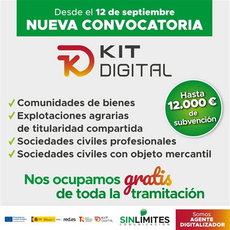 Kit Digital 4ª convocatoria Sinlímites Comunicación