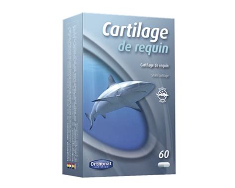 Cartilage de requin Ossature Orthonat 60 gélules