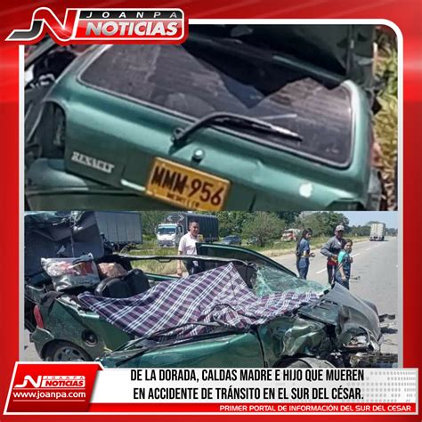 De la Dorada Caldas Madre e hijo que mueren en accidente de tránsito