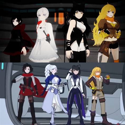 Isn't it crazy how team rwby from vol1-4 seems smater, stronger and