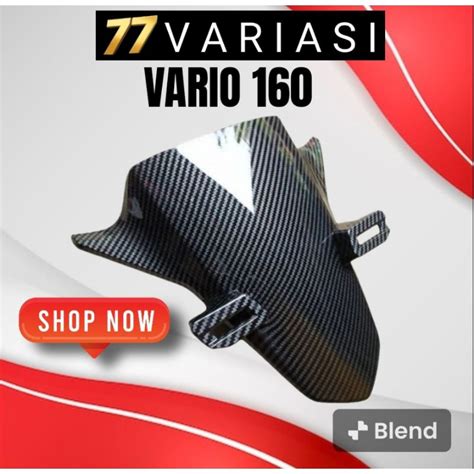 Jual Dasi Vario 160 Carbon Dudukan Plat Vario 160 Carbon Shopee